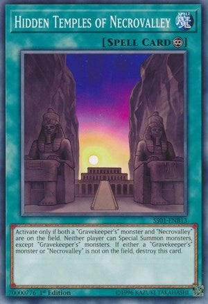 Image for Hidden Temples of Necrovalley (Speed Duel Decks: Destiny Masters) (SS01-ENB13) - YuGiOh