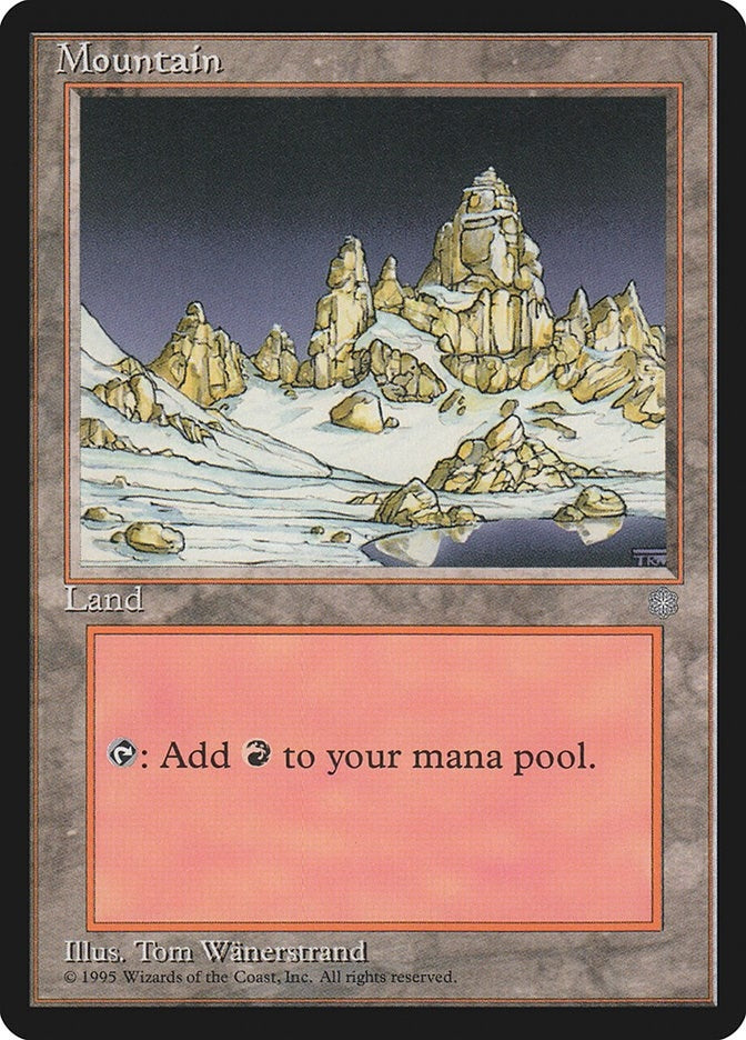 Image for Mountain (342) (Ice Age) (342) - Magic: The Gathering