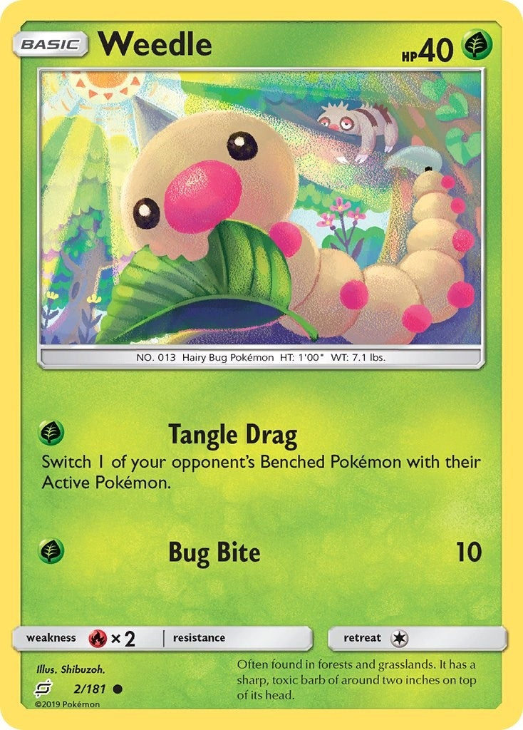 Image for Weedle (2) (SM - Team Up) (2/181) - Pokemon