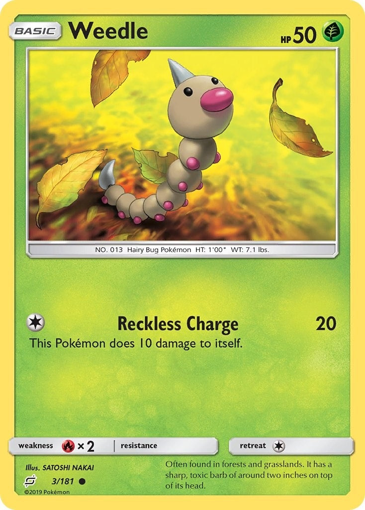 Image for Weedle (3) (SM - Team Up) (3/181) - Pokemon