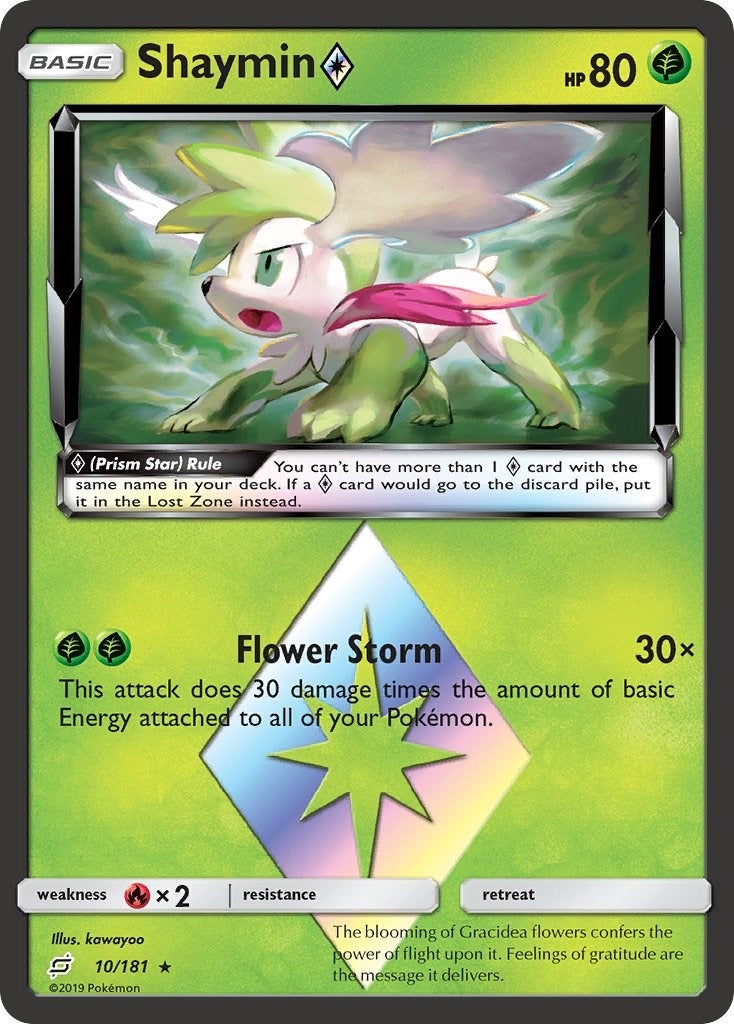 Image for Shaymin Prism Star (SM - Team Up) (10/181) - Pokemon