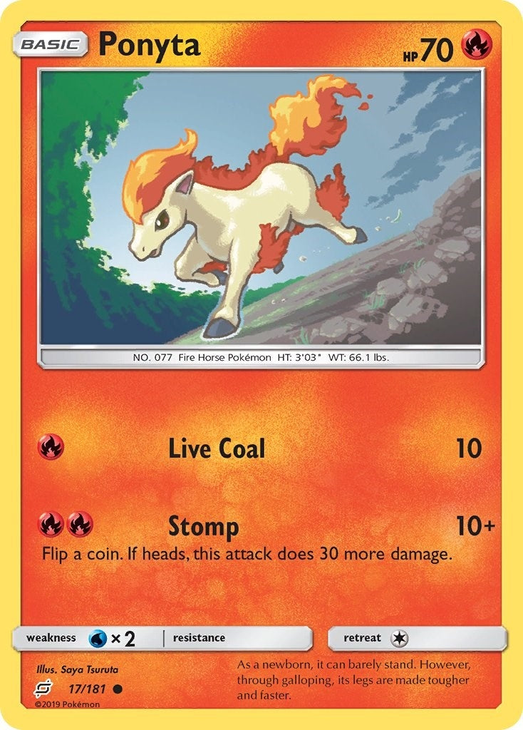 Image for Ponyta (SM - Team Up) (17/181) - Pokemon