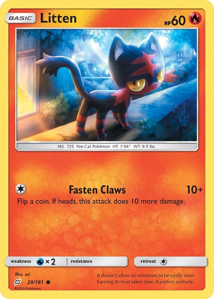 Image for Litten (SM - Team Up) (20/181) - Pokemon