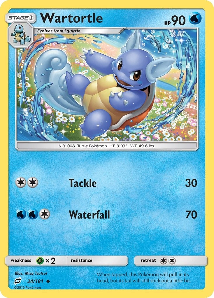 Image for Wartortle (SM - Team Up) (24/181) - Pokemon