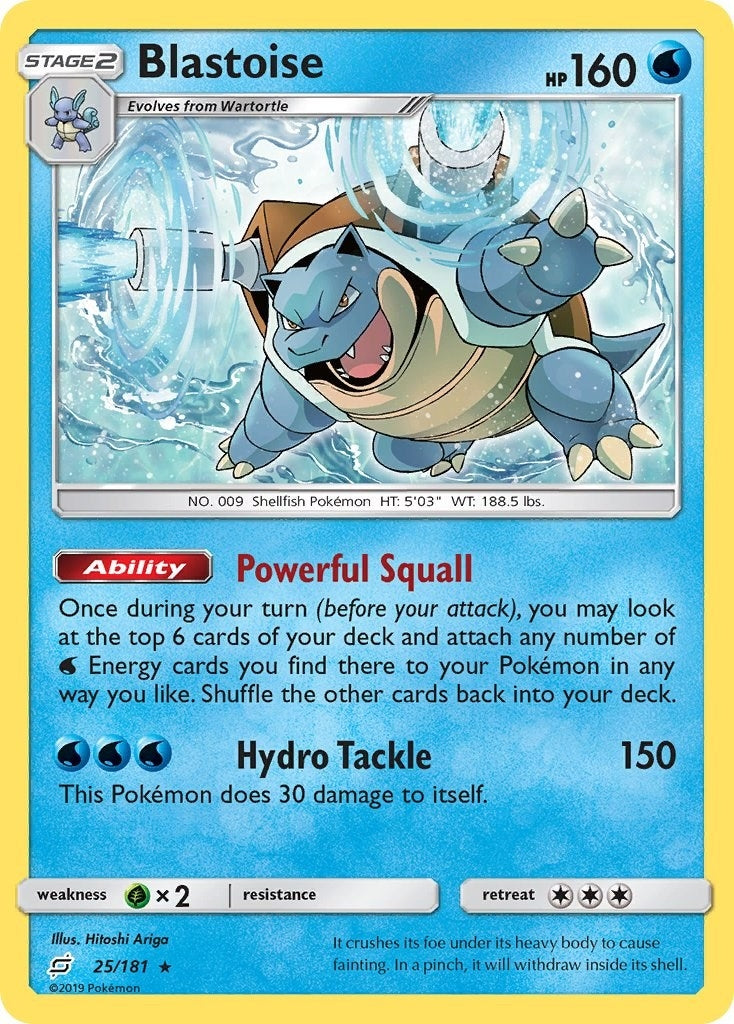 Image for Blastoise (SM - Team Up) (25/181) - Pokemon