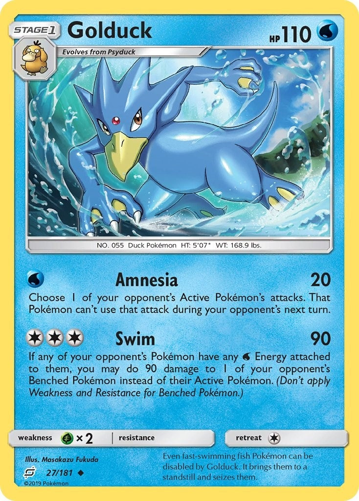 Image for Golduck (SM - Team Up) (27/181) - Pokemon