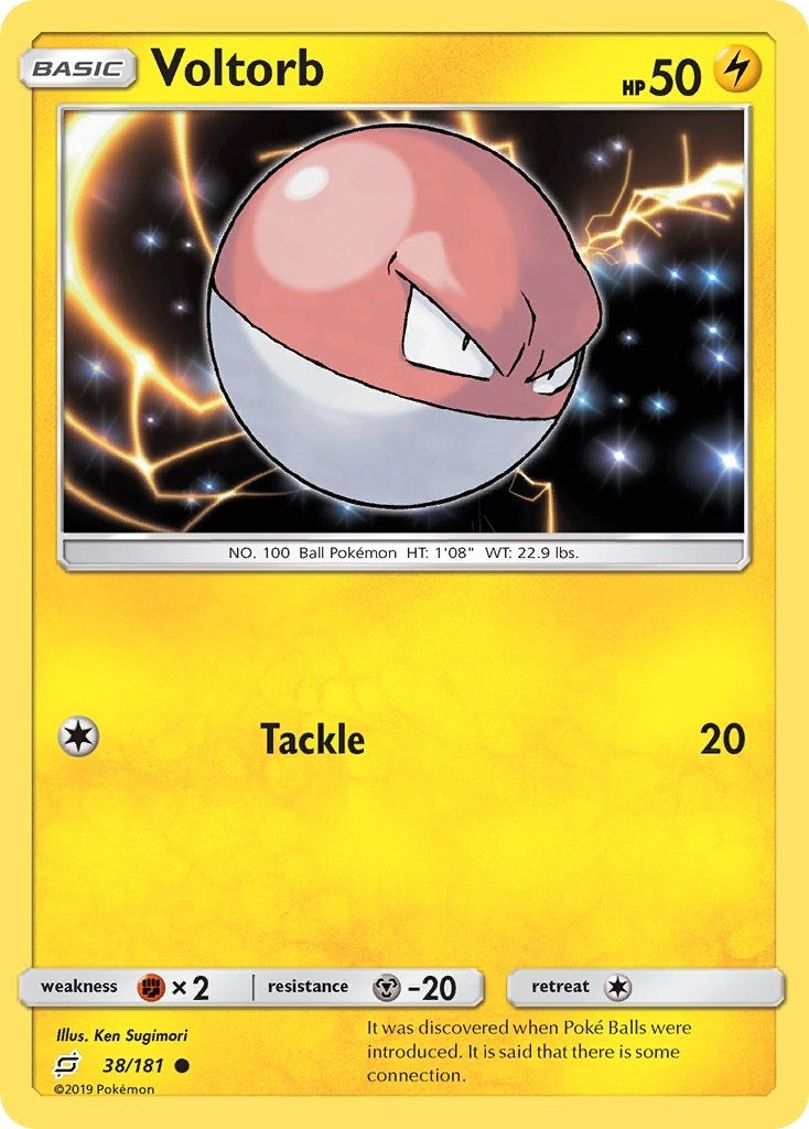 Image for Voltorb (SM - Team Up) (38/181) - Pokemon