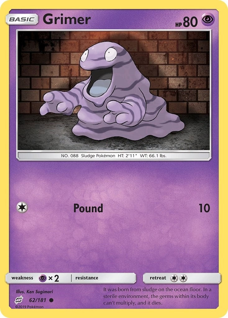 Image for Grimer (SM - Team Up) (62/181) - Pokemon