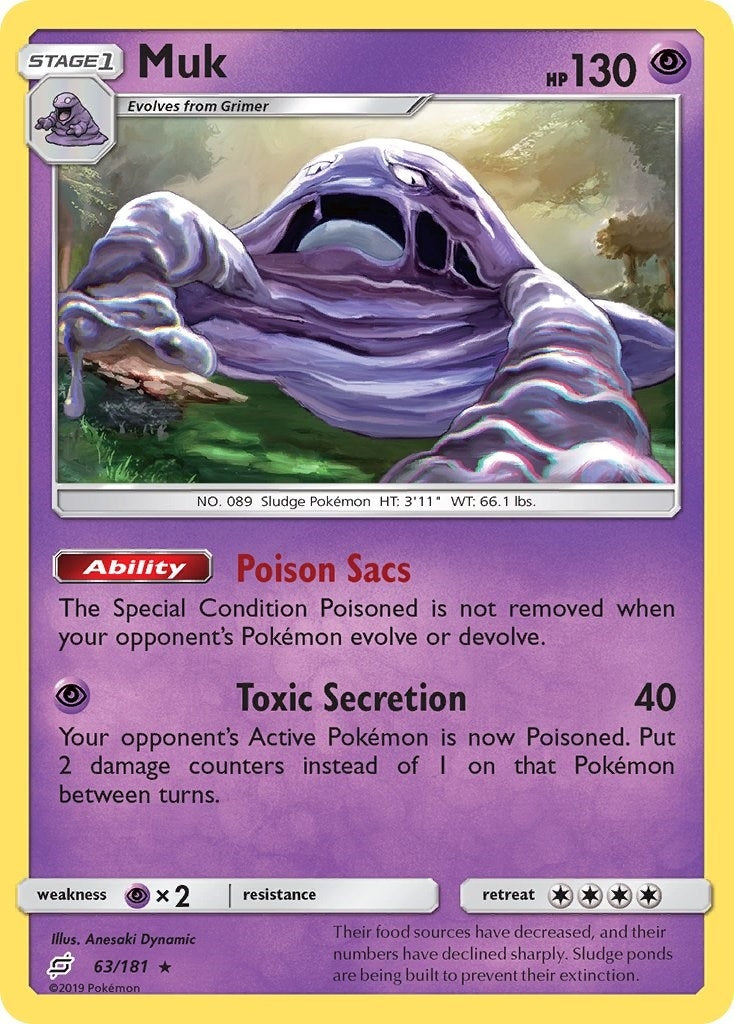 Image for Muk (SM - Team Up) (63/181) - Pokemon