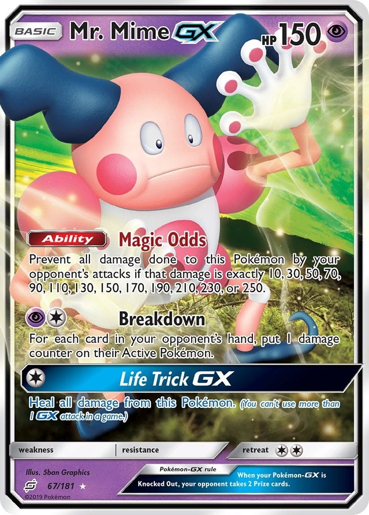 Image for Mr. Mime GX (SM - Team Up) (67/181) - Pokemon