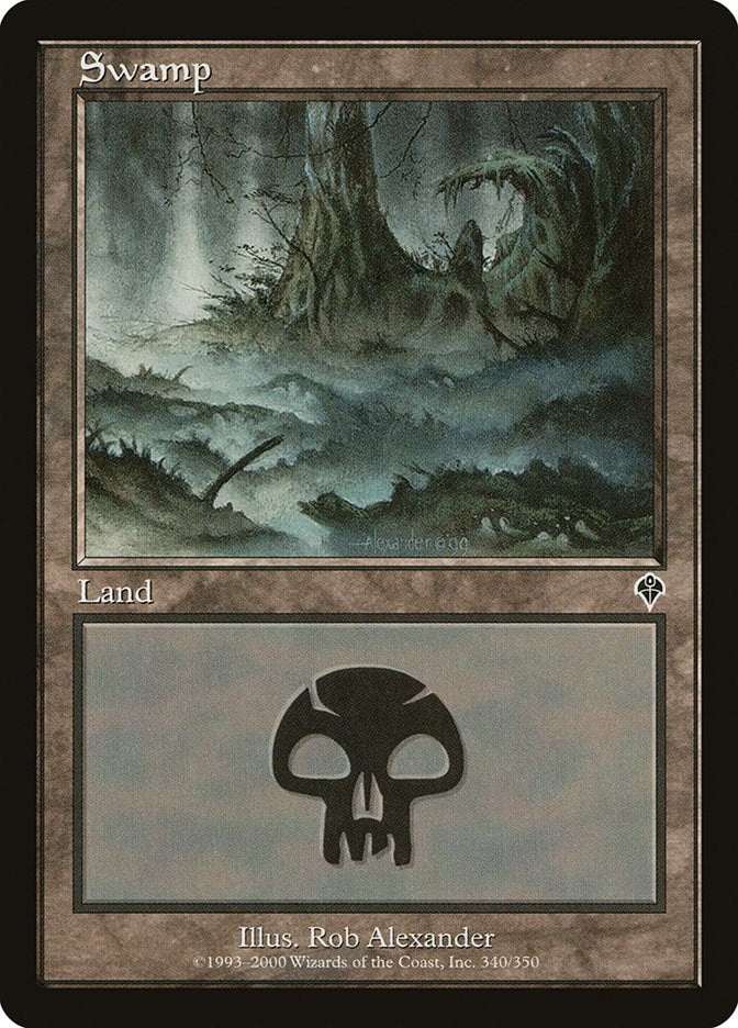 Image for Swamp (340) (Invasion) (340) - Magic: The Gathering