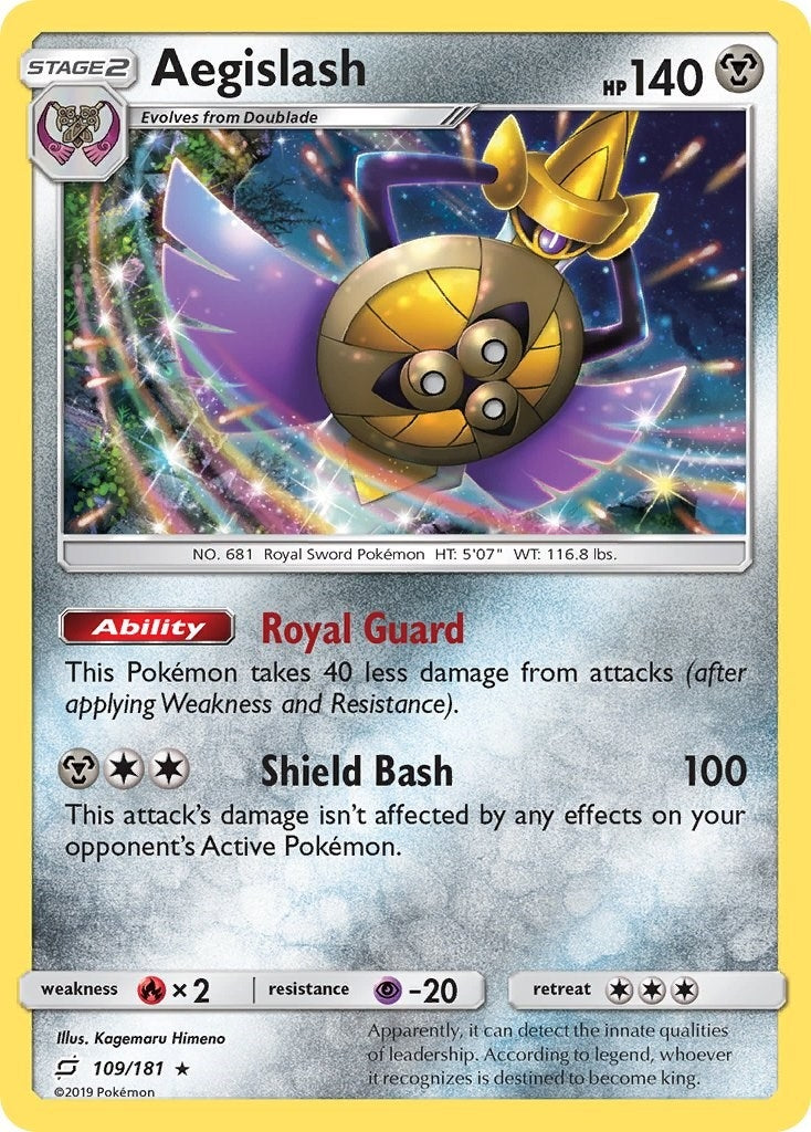 Image for Aegislash (SM - Team Up) (109/181) - Pokemon