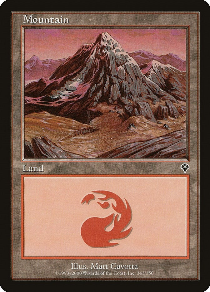 Image for Mountain (343) (Invasion) (343) - Magic: The Gathering
