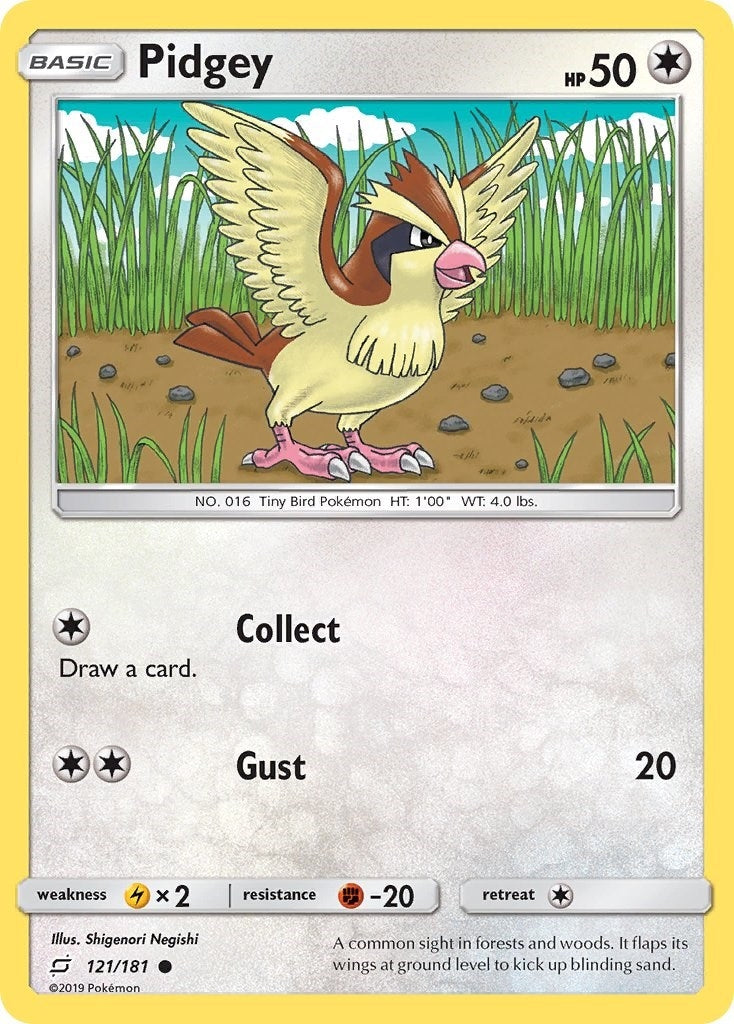 Image for Pidgey (121) (SM - Team Up) (121/181) - Pokemon