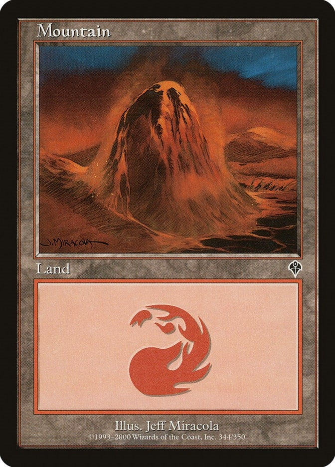 Image for Mountain (344) (Invasion) (344) - Magic: The Gathering