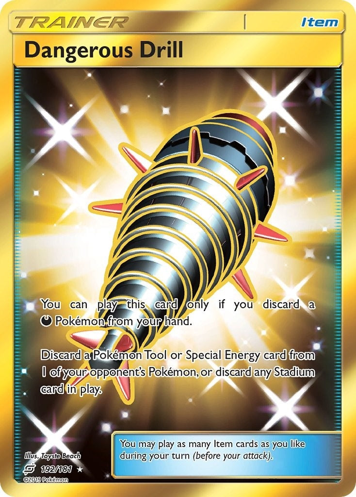 Image for Dangerous Drill (Secret) (SM - Team Up) (192/181) - Pokemon