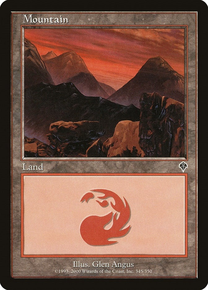 Image for Mountain (345) (Invasion) (345) - Magic: The Gathering