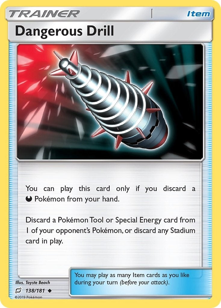 Image for Dangerous Drill (SM - Team Up) (138/181) - Pokemon