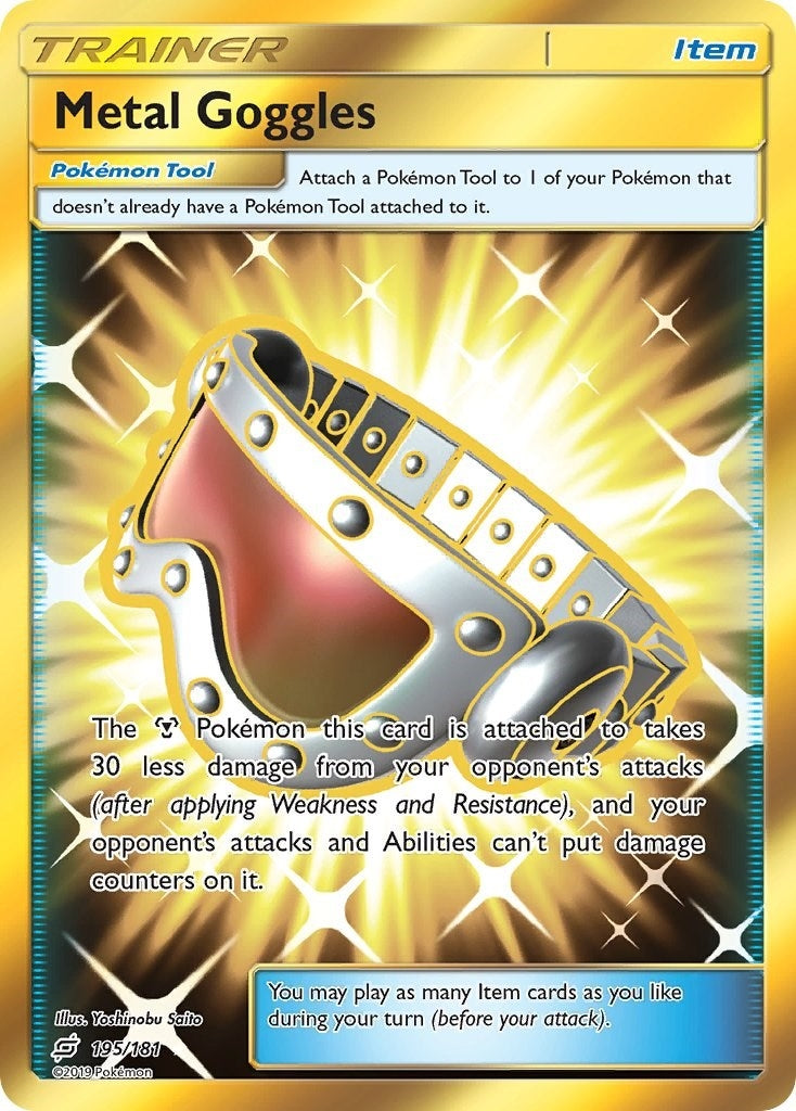 Image for Metal Goggles (Secret) (SM - Team Up) (195/181) - Pokemon