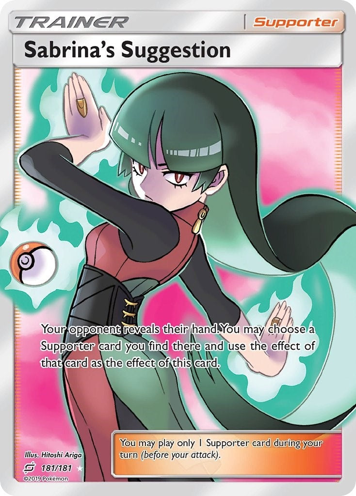 Image for Sabrina's Suggestion (Full Art) (SM - Team Up) (181/181) - Pokemon