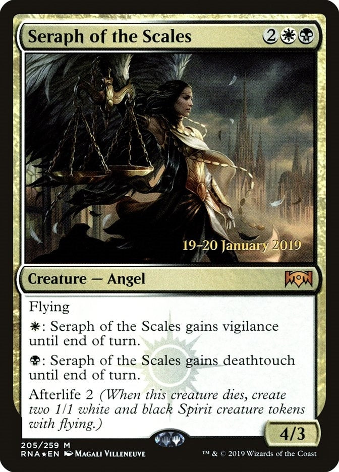 Image for Seraph of the Scales (Prerelease Cards) (205) - Magic: The Gathering