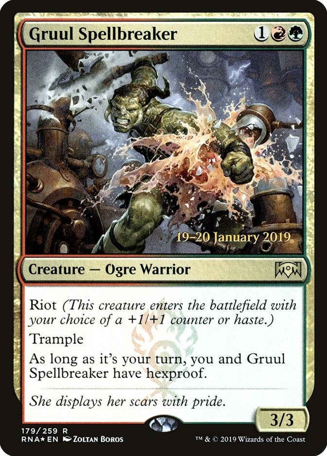 Image for Gruul Spellbreaker (Prerelease Cards) (179) - Magic: The Gathering