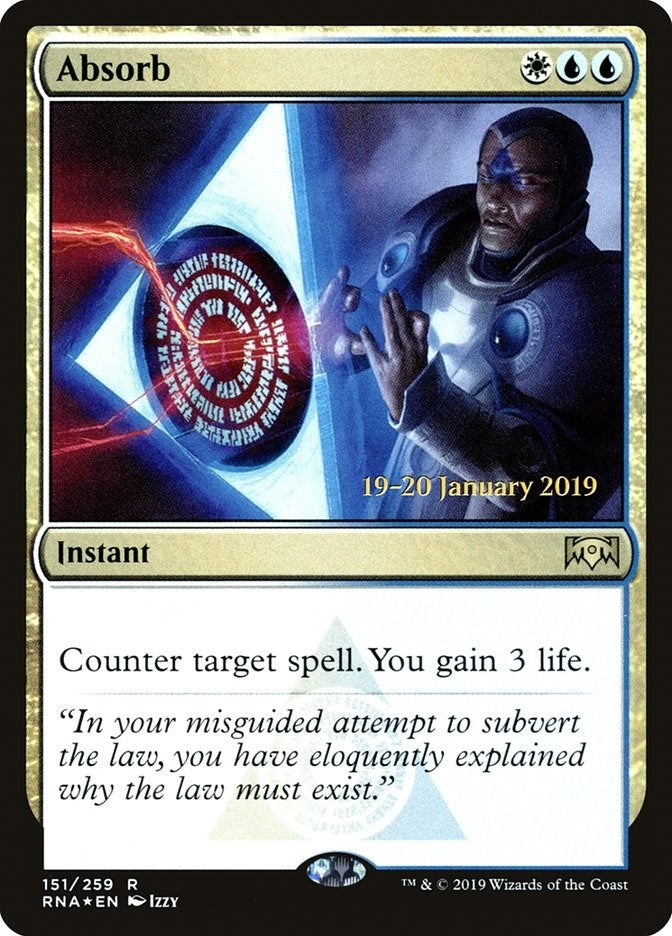 Image for Absorb (Prerelease Cards) (151) - Magic: The Gathering