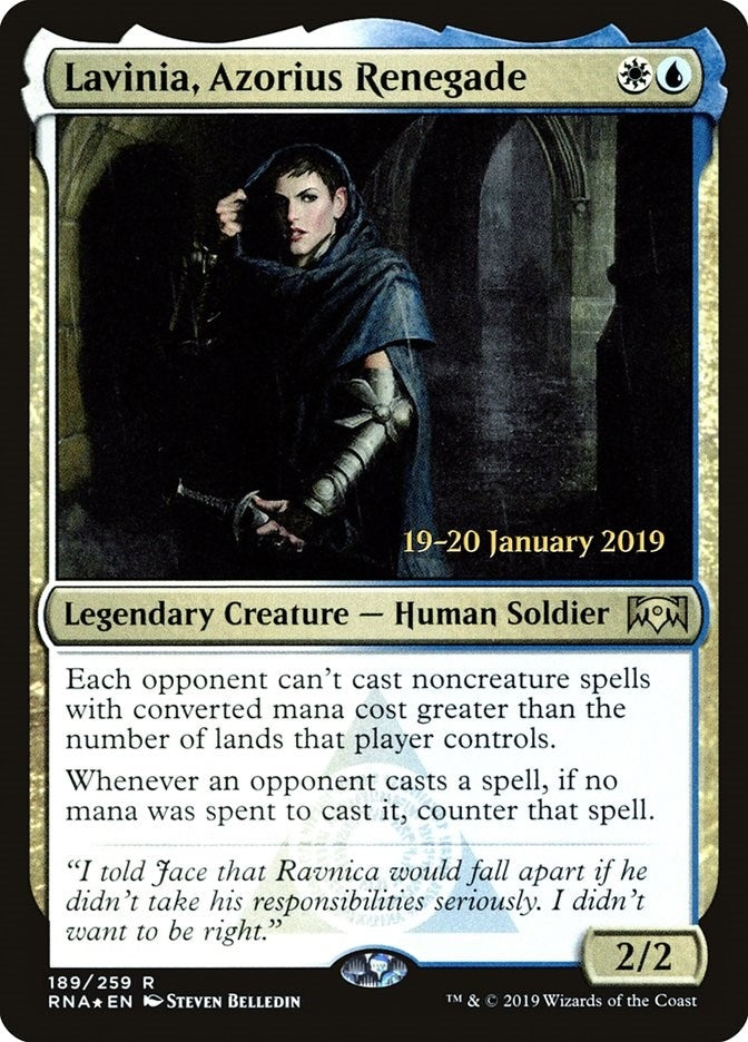 Image for Lavinia, Azorius Renegade (Prerelease Cards) (189) - Magic: The Gathering