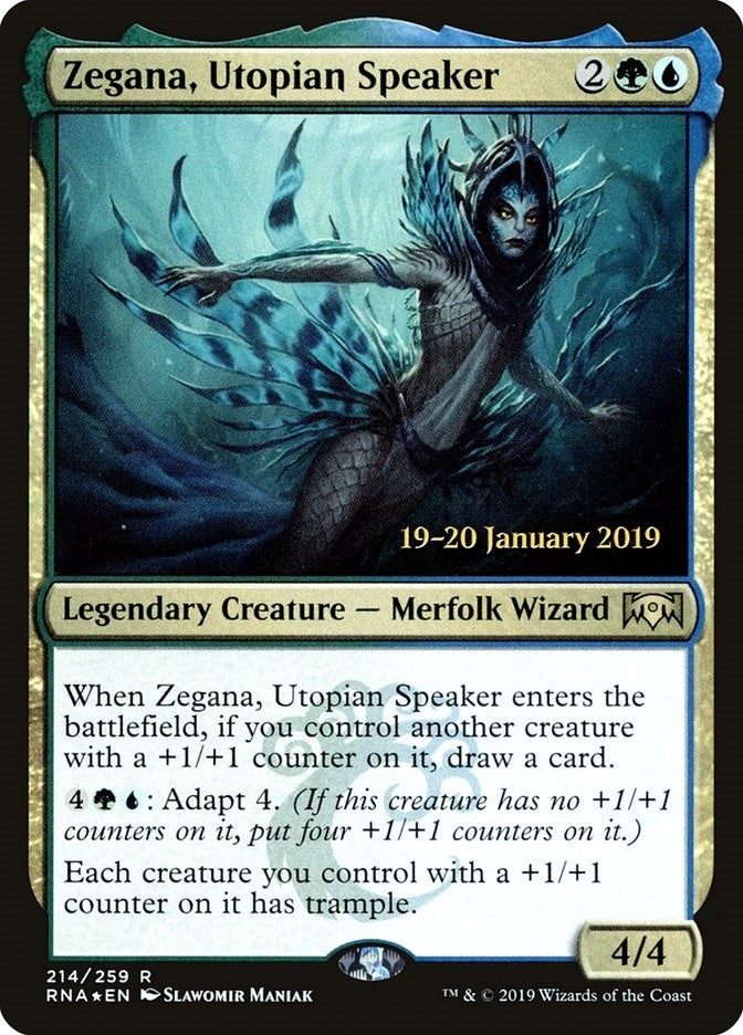 Image for Zegana, Utopian Speaker (Prerelease Cards) (214) - Magic: The Gathering