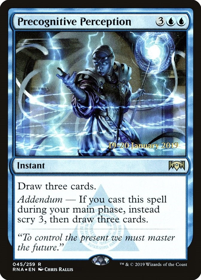 Image for Precognitive Perception (Prerelease Cards) (45) - Magic: The Gathering