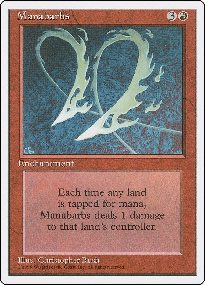 Image for Manabarbs (Fourth Edition) - Magic: The Gathering