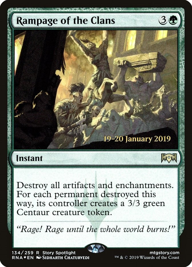 Image for Rampage of the Clans (Prerelease Cards) (134) - Magic: The Gathering