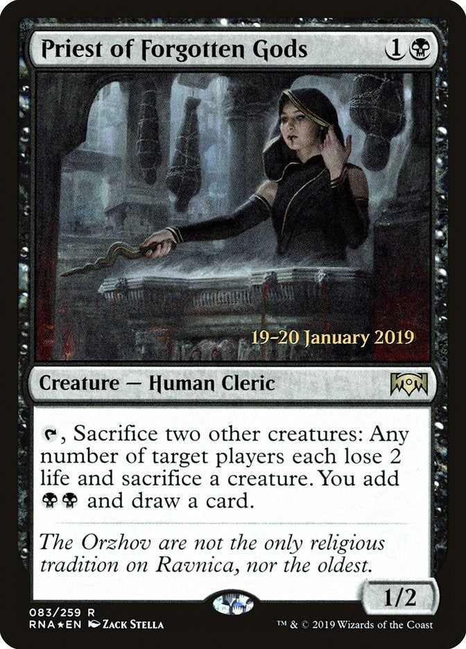 Image for Priest of Forgotten Gods (Prerelease Cards) (83) - Magic: The Gathering