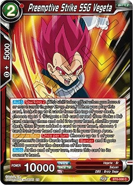 Image for Preemptive Strike SSG Vegeta (Destroyer Kings) (BT6-008) - Dragon Ball Super: Masters