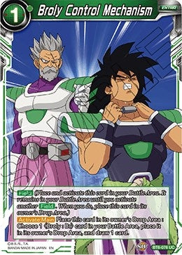 Image for Broly Control Mechanism (Destroyer Kings) (BT6-076) - Dragon Ball Super: Masters
