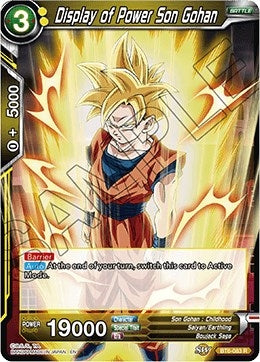 Image for Display of Power Son Gohan (Destroyer Kings) (BT6-083) - Dragon Ball Super: Masters