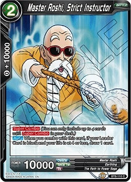 Image for Master Roshi, Strict Instructor (Destroyer Kings) (BT6-110) - Dragon Ball Super: Masters