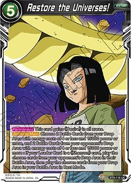 Image for Restore the Universes! (Destroyer Kings) (BT6-116) - Dragon Ball Super: Masters
