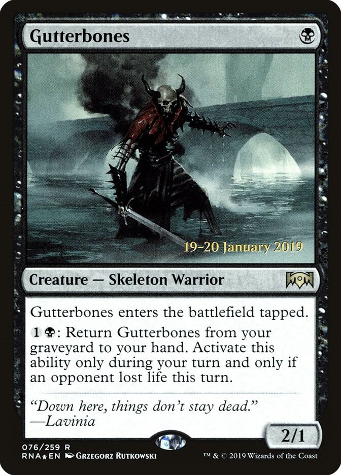 Image for Gutterbones (Prerelease Cards) (76) - Magic: The Gathering