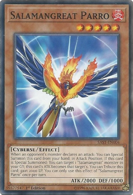 Image for Salamangreat Parro (Savage Strike) (SAST-EN004) - YuGiOh