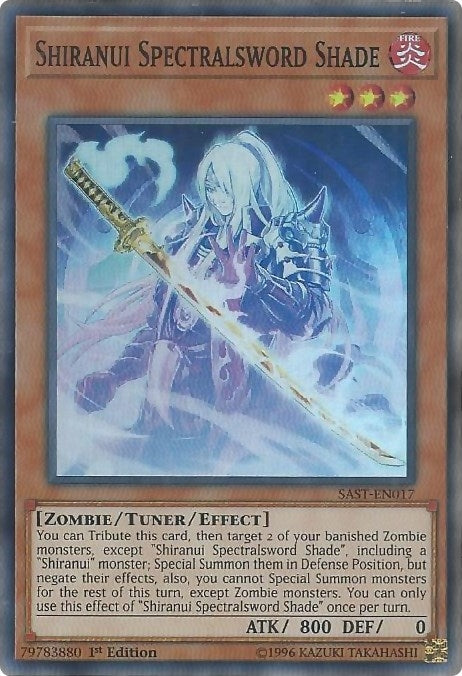Image for Shiranui Spectralsword Shade (Savage Strike) (SAST-EN017) - YuGiOh