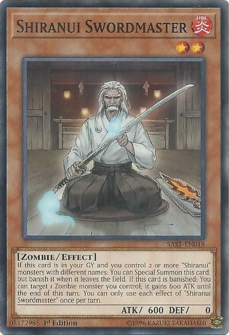 Image for Shiranui Swordmaster (Savage Strike) (SAST-EN018) - YuGiOh