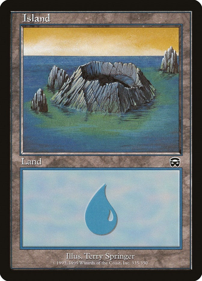 Image for Island (335) (Mercadian Masques) (335) - Magic: The Gathering