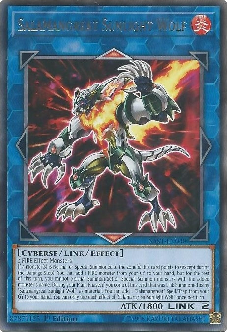 Image for Salamangreat Sunlight Wolf (Savage Strike) (SAST-EN048) - YuGiOh