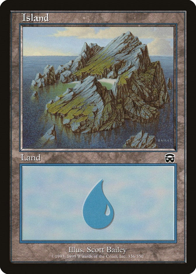 Image for Island (336) (Mercadian Masques) (336) - Magic: The Gathering