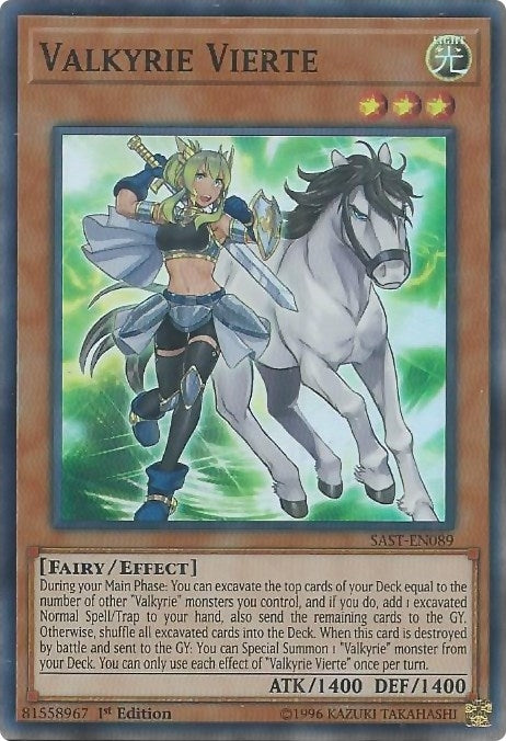 Image for Valkyrie Vierte (Savage Strike) (SAST-EN089) - YuGiOh