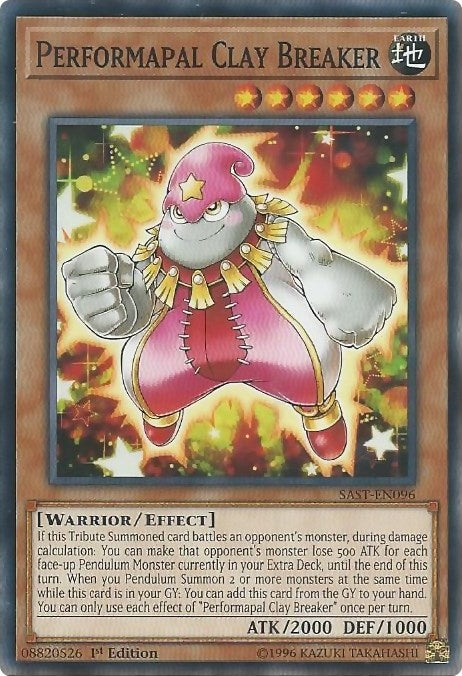 Image for Performapal Clay Breaker (Savage Strike) (SAST-EN096) - YuGiOh