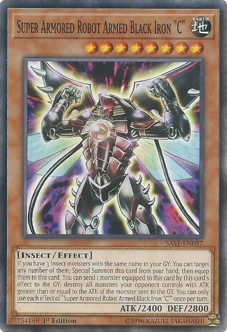 Image for Super Armored Robot Armed Black Iron "C" (Savage Strike) (SAST-EN097) - YuGiOh