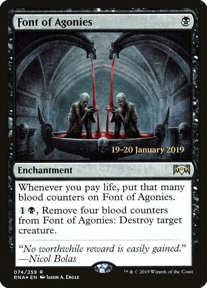 Image for Font of Agonies (Prerelease Cards) (74) - Magic: The Gathering