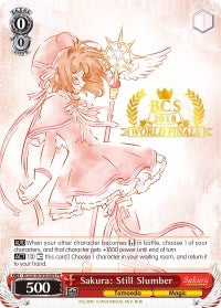 Image for Sakura: Still Slumber (2018 World Finals) (Bushiroad Event Cards) (BCS2018/WS02EN PR) - Weiss Schwarz